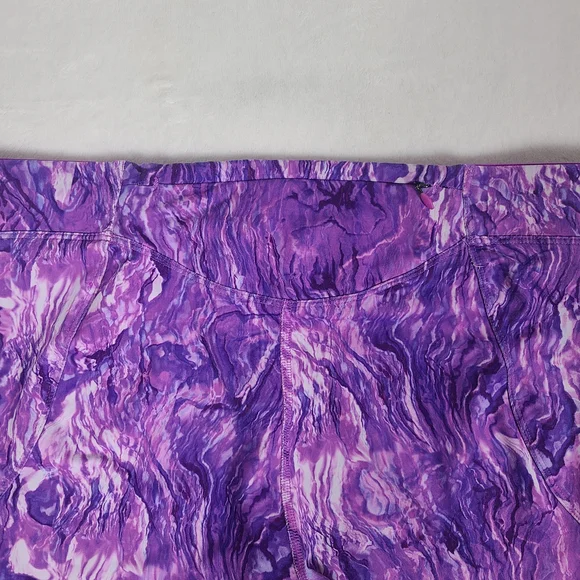The North Face Motus Capri Active Leggings Womens Size XL - Purple Flashdry - Picture 4 of 9